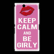 Coque Sony Xpéria Z Ultra Keep Calm Girly Rose