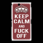 Coque Sony Xpéria Z Ultra Keep Calm Fuck Off Brique