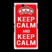 Coque Sony Xpéria Z Ultra Keep Calm Rouge