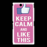 Coque Sony Xpéria Z Ultra Keep Calm Like This Rose