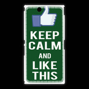 Coque Sony Xpéria Z Ultra Keep Calm Like This Vert