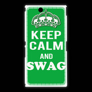Coque Sony Xpéria Z Ultra Keep Calm Swag Vert