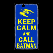 Coque Sony Xpéria Z Ultra Keep Calm Batman Bleu