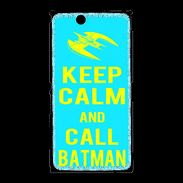 Coque Sony Xpéria Z Ultra Keep Calm Batman Cyan
