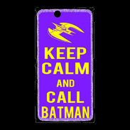 Coque Sony Xpéria Z Ultra Keep Calm Call Batman Violet