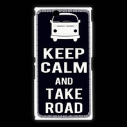 Coque Sony Xpéria Z Ultra Keep Calm Take Road Noir