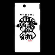 Coque Sony Xpéria Z Ultra Adishatz Humour Puy de Dome