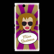Coque Sony Xpéria Z Ultra Miss business Rousse