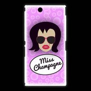 Coque Sony Xpéria Z Ultra Miss Champagne Brune