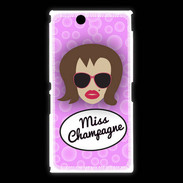 Coque Sony Xpéria Z Ultra Miss Champagne Chatain