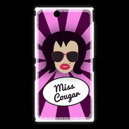 Coque Sony Xpéria Z Ultra Miss Cougar Brune