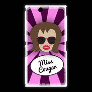 Coque Sony Xpéria Z Ultra Miss Cougar Chatain