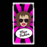 Coque Sony Xpéria Z Ultra Miss Fashion Chatain