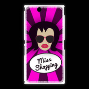 Coque Sony Xpéria Z Ultra Miss Shopping Brune