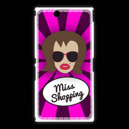 Coque Sony Xpéria Z Ultra Miss Shopping Chatain