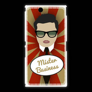 Coque Sony Xpéria Z Ultra Mister Business Brun