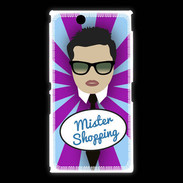 Coque Sony Xpéria Z Ultra Mister Shopping Brun