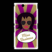 Coque Sony Xpéria Z Ultra Miss business Black