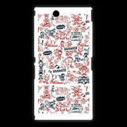 Coque Sony Xpéria Z Ultra Adishatz All Over Rugby YM