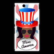 Coque Sony Xpéria Z Ultra Miss USA Black