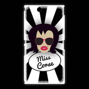Coque Sony Xpéria Z Ultra Miss Corse Brune