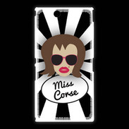 Coque Sony Xpéria Z Ultra Miss Corse Chatain