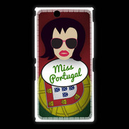 Coque Sony Xpéria Z Ultra Miss Portugal Brune