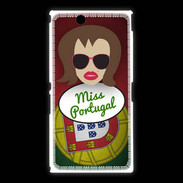 Coque Sony Xpéria Z Ultra Miss Portugal Chatain
