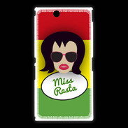 Coque Sony Xpéria Z Ultra Miss Rasta Brune