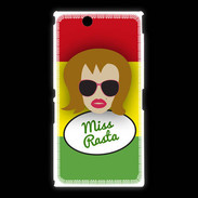 Coque Sony Xpéria Z Ultra Miss Rasta Rousse