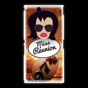 Coque Sony Xpéria Z Ultra Miss Réunion Brune