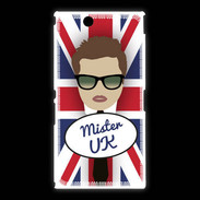 Coque Sony Xpéria Z Ultra Mister UK Chatain