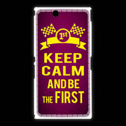 Coque Sony Xpéria Z Ultra Keep Calm and Be the First Rose