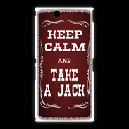 Coque Sony Xpéria Z Ultra Keep Calm and Take Jack Rouge