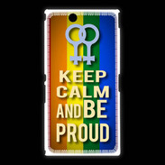 Coque Sony Xpéria Z Ultra Keep Calm and Be proud Women Gay
