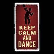 Coque Sony Xpéria Z Ultra Keep Calm and Dance Rouge