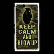 Coque Sony Xpéria Z Ultra Keep Calm and Grenade Camouflage