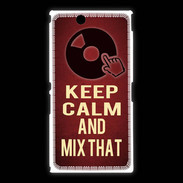 Coque Sony Xpéria Z Ultra Keep Calm and Mix That Rouge