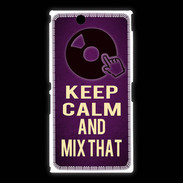 Coque Sony Xpéria Z Ultra Keep Calm and Mix That Violet