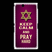 Coque Sony Xpéria Z Ultra Keep Calm and Pray jewish Rose