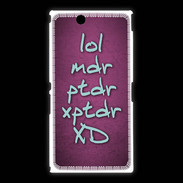 Coque Sony Xpéria Z Ultra LOL MDR Rose ZG
