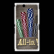 Coque Sony Xpéria Z Ultra Poker all in