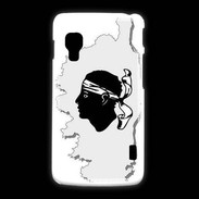 Coque LG L5 2 Carte de la Corse avec tête 5
