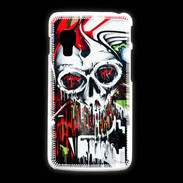 Coque LG L5 2 Tête de mort Graffiti couleur