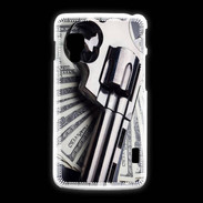 Coque LG L5 2 Arme et Dollars