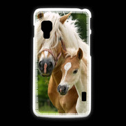 Coque LG L5 2 Cheval et poulain