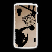 Coque LG L5 2 Basket en noir et blanc