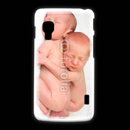 Coque LG L5 2 Duo de bébés qui dorment