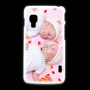 Coque LG L5 2 Jumeaux avec bonbons