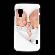 Coque LG L5 2 Duo de bébés qui dorment 2